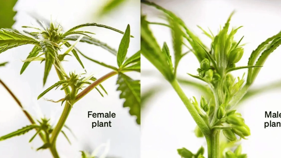 Cannabis Male and Female