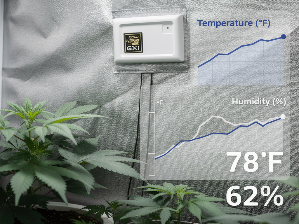 humidity monitor cannabis grow tent hygrometer
