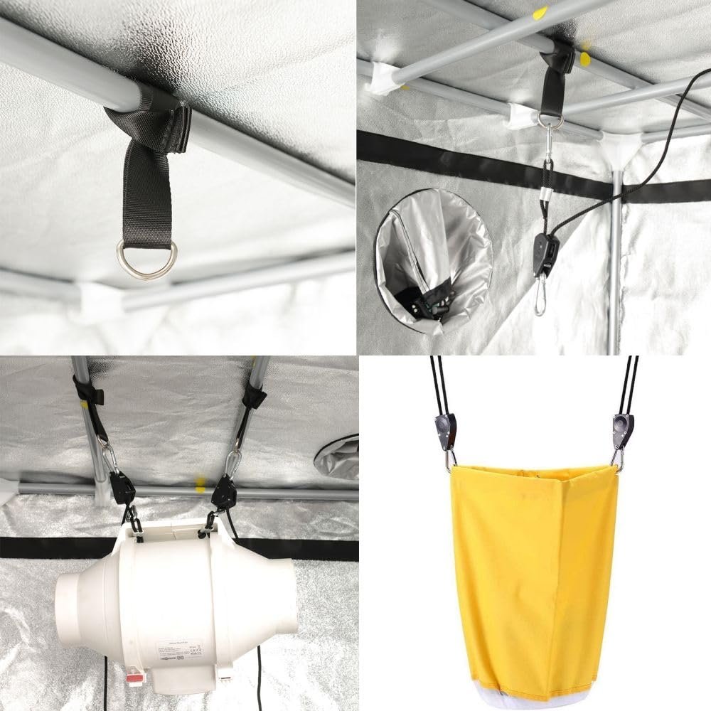 grow tent setup for cannabis led lighting system
