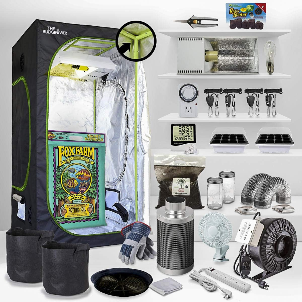 Cannabis Beginner Setup Everything You Need for Your First Grow 2 complete cannabis beginner grow kit with tent LED light and nutrients